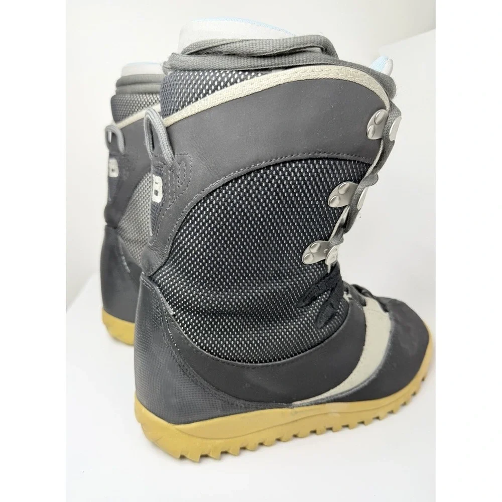 Burton‎ Glide Women's Snowboard Boots Black sz 8- Black-Grey-white